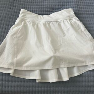 SPANX White Pickleball/Tennis Skirt
